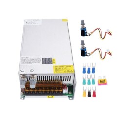 0-120V 8.5A 1000W Digital Adjustable Metal Case Power Supply - 2