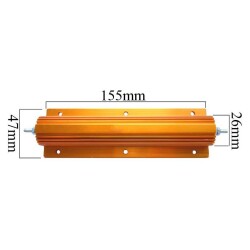 0.10R 200W RX24 Aluminum Resistor - 2