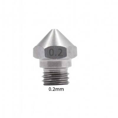 0.2mm Steel Nozzle MK10-4mm-M7 - 1