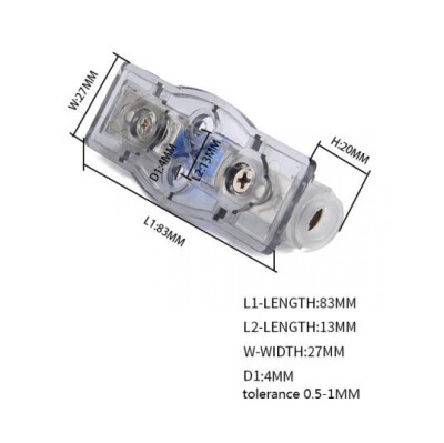 1-Channel Car Amplifier Fuse Box - 3