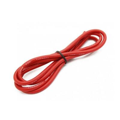 10 AWG Silikon Kablo Kırmızı - 1 Metre - 1