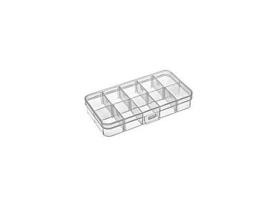 10 Compartment Covered Organizer Box - 1