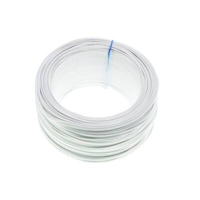 100 Meters Single Core Assembly Cable - White - 1