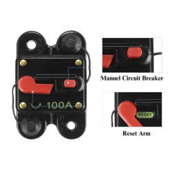 100A Car Amplifier Fuse Box - Circuit Breaker - 2