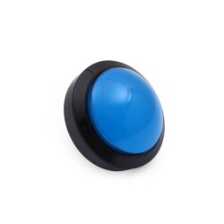 100mm 12V Illuminated Game Machine Button - Blue 