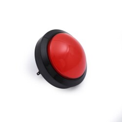 100mm 12V Illuminated Game Machine Button - Red 