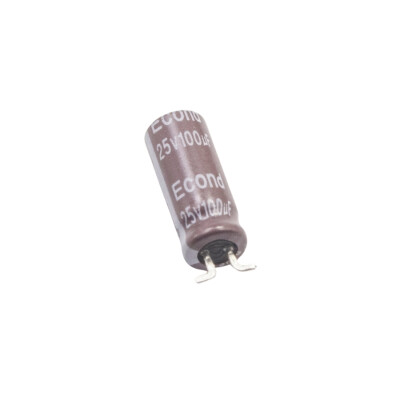 100uF 25V Electrolytic Capacitor 5x12mm - Short Leg - 1