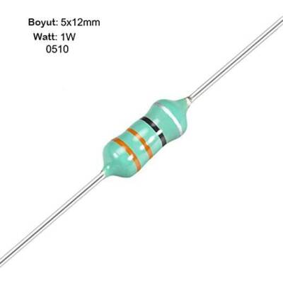 100uH 1W Resistor Type Coil - 0510 - 1