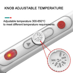 100W Pencil Soldering Iron with Analog Heat Adjustment - 3