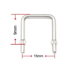 10mR Constantan Shunt Resistor 1.5x20x9mm 