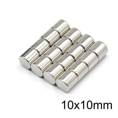 10X10mm Neodyum Güçlü Mıknatıs - Neodim Magnet - 1