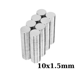 10x1.5mm Neodymium Strong Magnet 