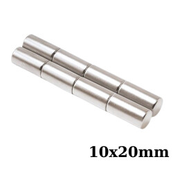 10x20mm Neodyum Güçlü Mıknatıs - Neodim Magnet 