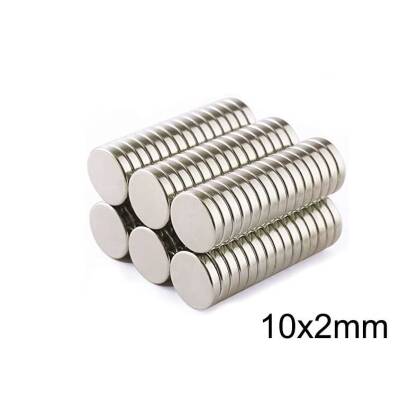 10X2mm Neodyum Güçlü Mıknatıs - Neodim Magnet - 1