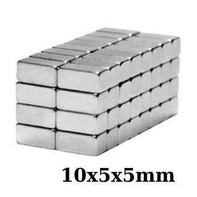 10x5x5mm Neodyum Güçlü Mıknatıs - Neodim Magnet - 1