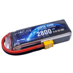 11.1V 3S 2800mAh 40C Lipo Battery - 1