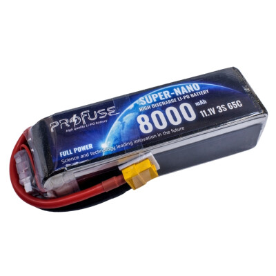 11,1V 3S 8000mAh 65C Lipo Batarya - 1