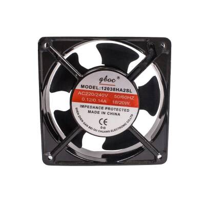 12038HA2SL 220V 0.12A Metal Fan - 120x120x38mm - 1