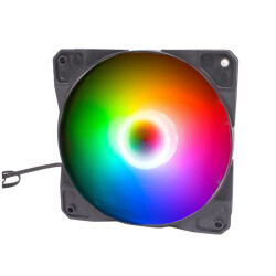 120x120x25mm 12V 0.45A Computer Case Fan with RGB Light - 1