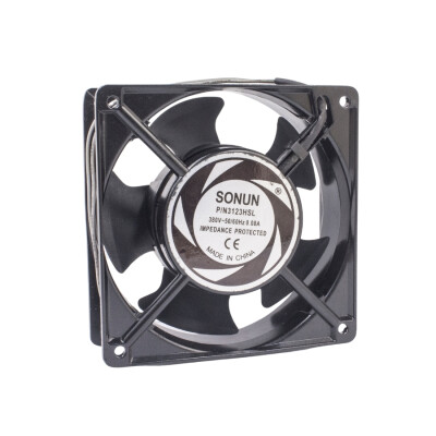 120x120x38mm 380V 50/60Hz 0.08A Metal Fan 2 Kablolu - 1