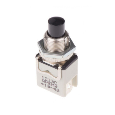 1213C 12.2mm Momentary Push Button - 1