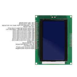 128x64 Graphic LCD Blue - 4