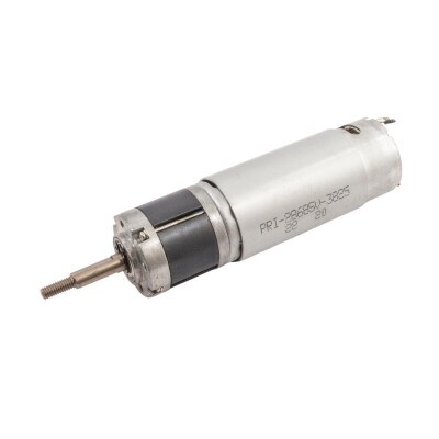 12V 1000RPM 28mm Planetary Geared DC Motor - Screw Shaft - 1