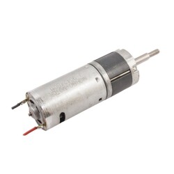 12V 1000RPM 28mm Short DC Motor with Planetary Gearbox - Screw Shaft - 2