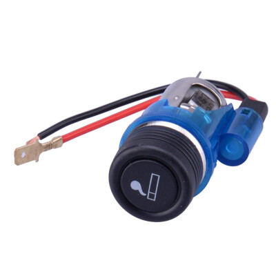 12V 120W Illuminated Car Cigarette Lighter - Blue - 1