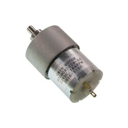 12V 164Rpm 37mm Eccentric Dc Motor with Gearbox - 1