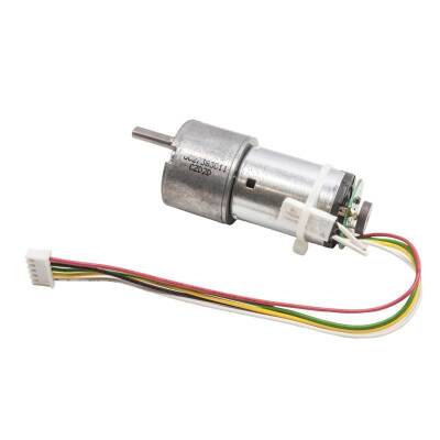 12V 20Rpm 33mm Redüktörlü ve Encoderli Dc Motor - 3