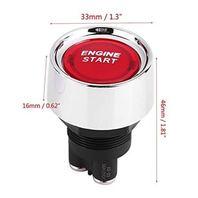 12V 50A Ignition Switch - Red - 4