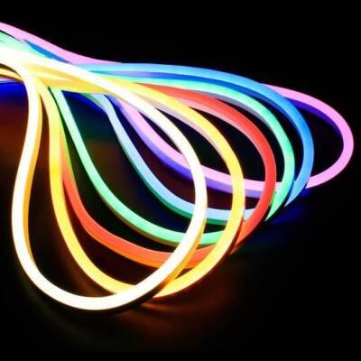 12V Flexible Neon LED Strip 5 Meters - Blue - 2