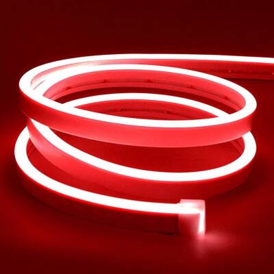 12V Flexible Neon LED Strip 5 Meters - Red - 1