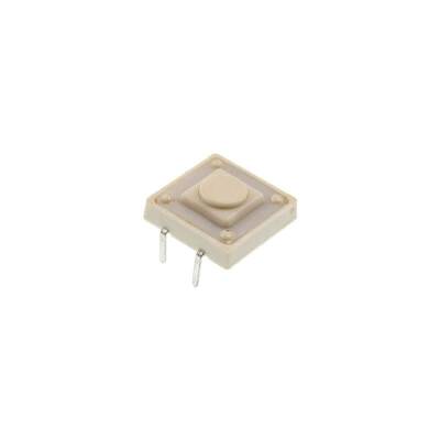 12x12x4.3mm 4 Pin White Push Button - Tact Switch - 1