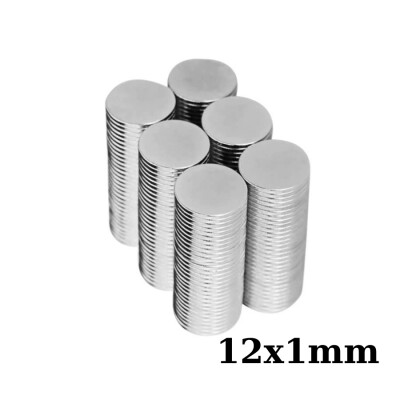 12x1mm Neodyum Güçlü Mıknatıs - Neodim Magnet - 1