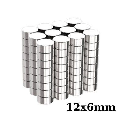 12x6mm Neodyum Güçlü Mıknatıs - Neodim Magnet - 1