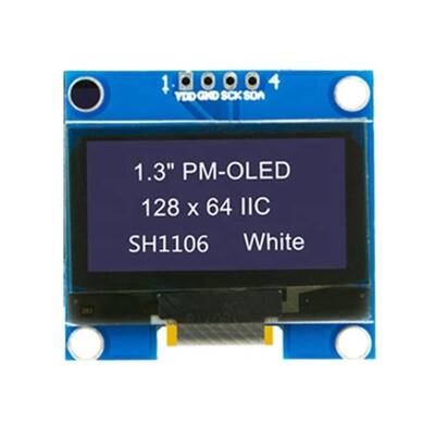 1.3'' 128X64 OLED Screen White GME12864-80 - 1