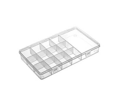 13 Compartment Covered Organizer Box - 1