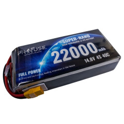 14,8V 4S 22000mAh 40C Lipo Batarya - 1