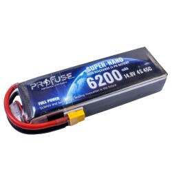 14,8V 4S 6200mAh 45C Lipo Batarya - 1