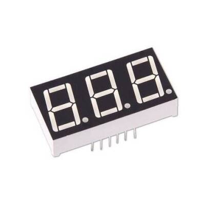 14mm 3-way 7 Segment Display - Anode - 1