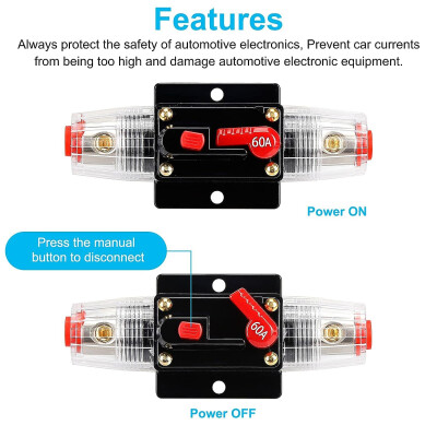 150A Car Amplifier Fuse Box - Circuit Breaker - 2