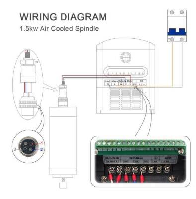 1.5KW Spindle Motor - Air Cooled - 4