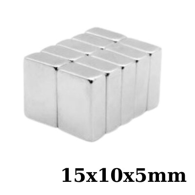 15x10x5mm Neodyum Güçlü Mıknatıs - Neodim Magnet - 1