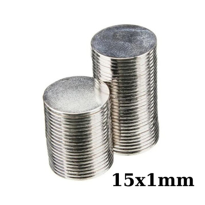 15x1mm Neodyum Güçlü Mıknatıs - Neodim Magnet - 1