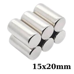 15x20mm Neodyum Güçlü Mıknatıs - Neodim Magnet 