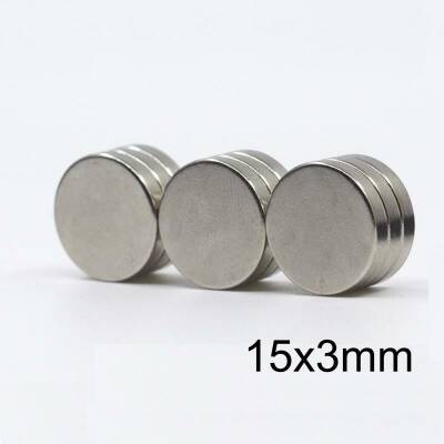 15X3mm Neodyum Güçlü Mıknatıs - Neodim Magnet - 1