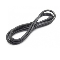 16 AWG Silicone Cable Black - 1 Meter 