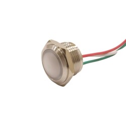 16L-P1/RG+ 16mm 12-24V Metal Signal Lamp - 2 Color Anode 